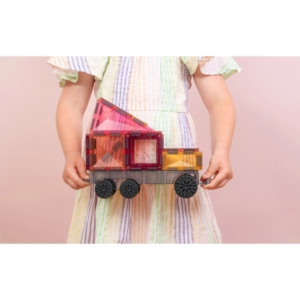 Connetix Magnetbausteine Rainbow Transport