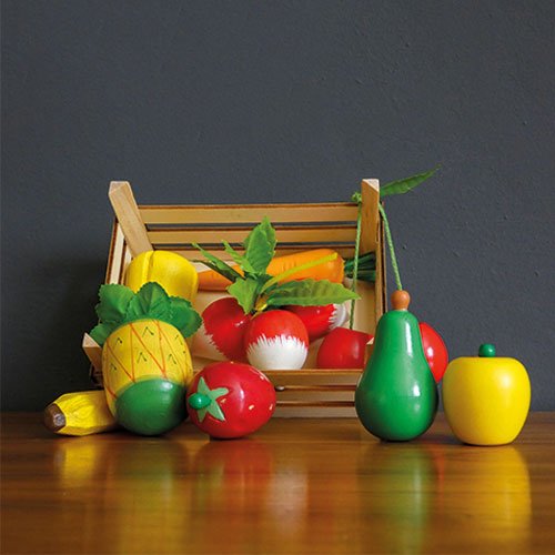Obst und Gemüse in Kiste - von goki