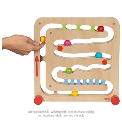 Kugelbahn mit Fingerfahrstuhl - von goki