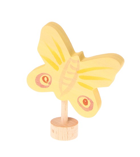 Steckfigur gelber Schmetterling - von Grimm's