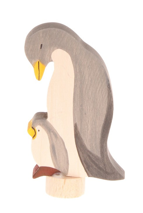Steckfigur Pinguine - handbemalt - von Grimm's