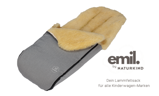 Lammfell Fußsack Emil siebenschläfer