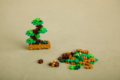 Kreativ Bausteine Mini Puzzle Bonsai grün
