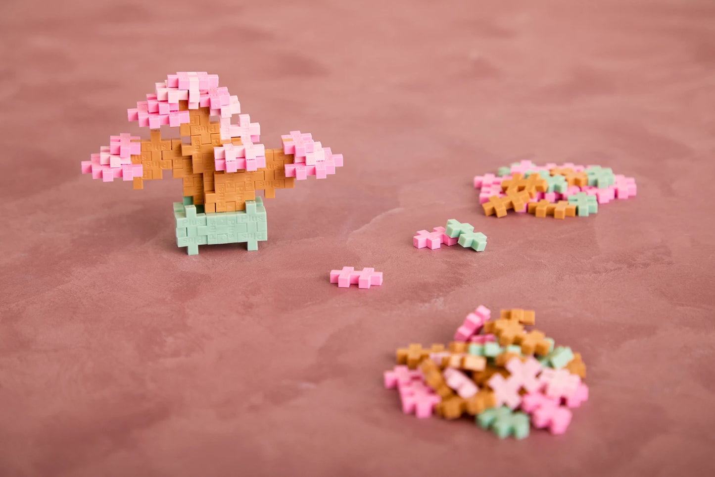 Kreativ Bausteine Mini Puzzle Bonsai pink