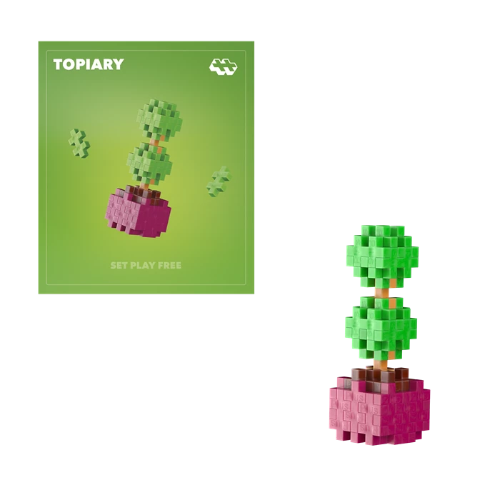 Kreativ Bausteine Mini Puzzle Buchsbaum