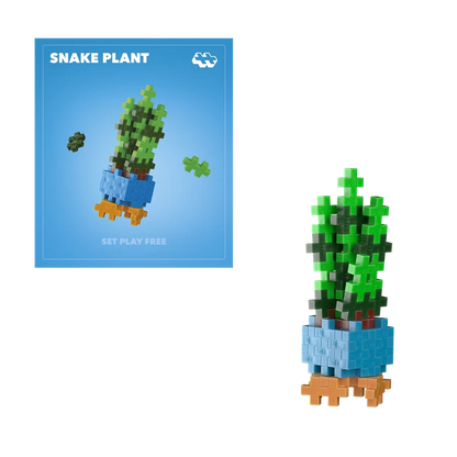 Kreativ Bausteine Mini Puzzle Schlangenpflanze