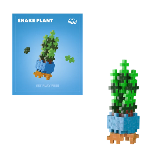 Kreativ Bausteine Mini Puzzle Schlangenpflanze