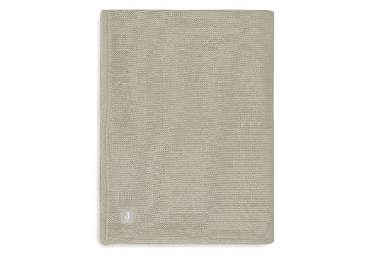 Strickdecke Basic Olive - jollein