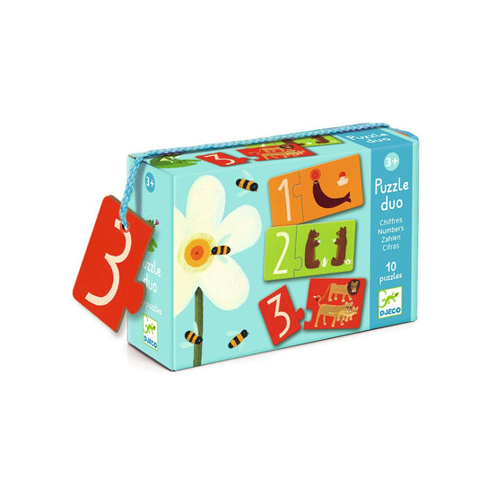 Duo Puzzle Zahlen - von Djeco