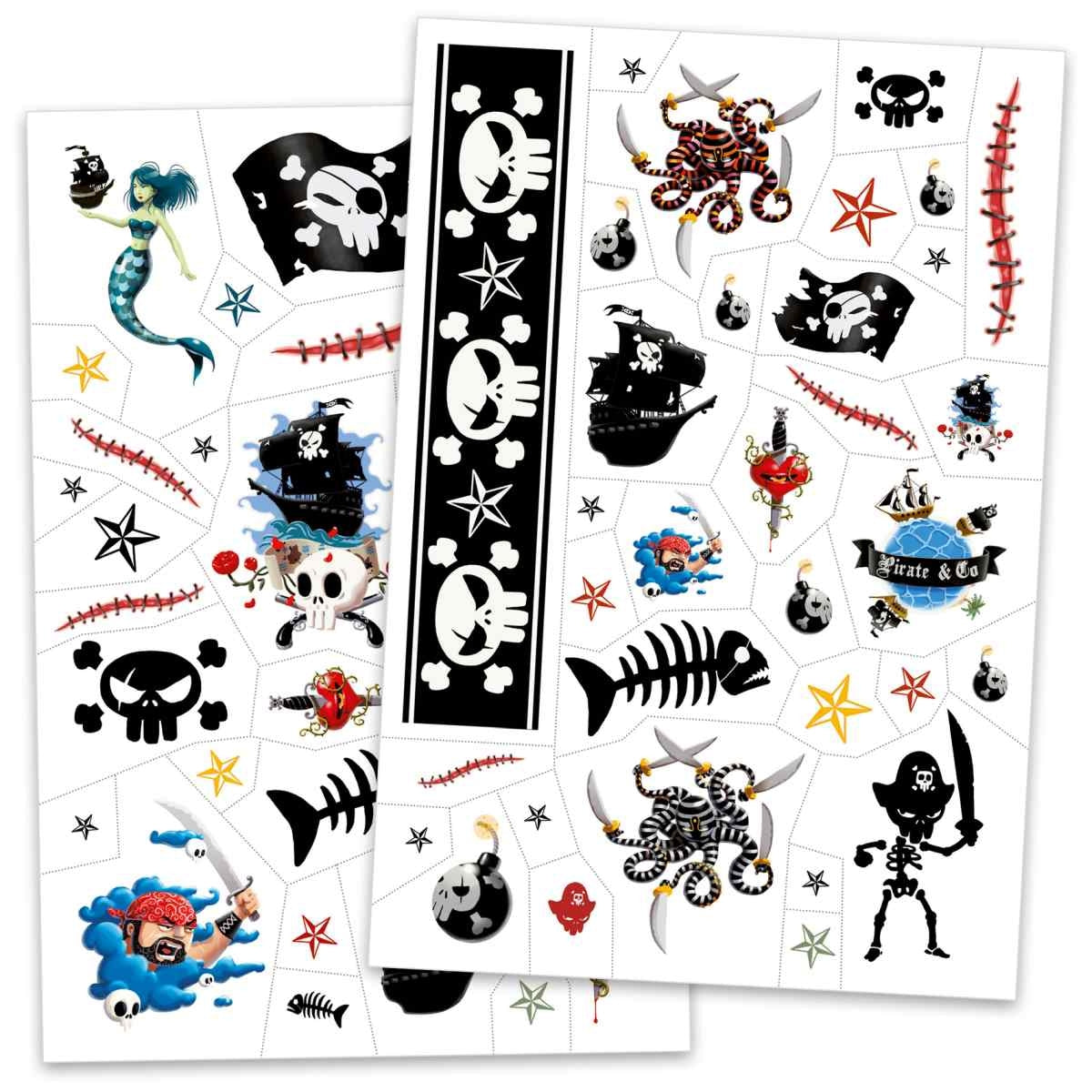 Tattoos Piraten - von Djeco