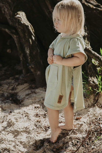 UV-Poncho 1-3J. Sandy/Brown - cloby