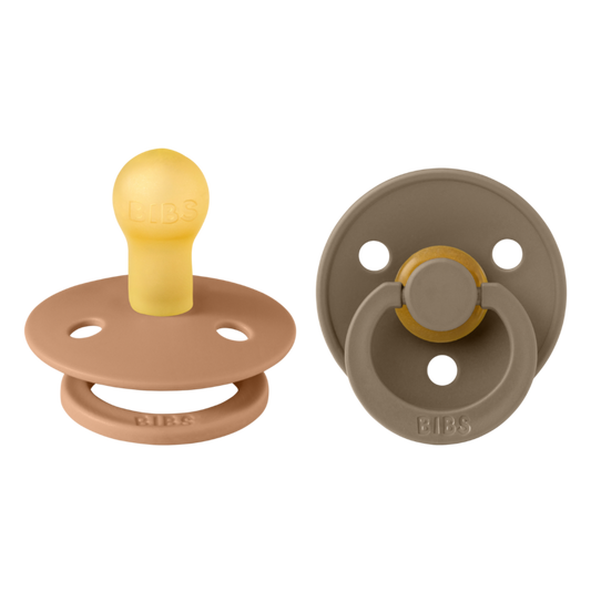 2er Set Colour Schnuller Earth/Dark Oak - von BIBS