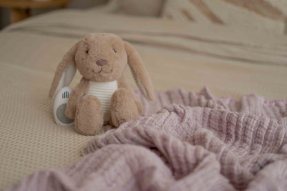 Schlaf Gut Softtoy Hase Milo braun - von flow