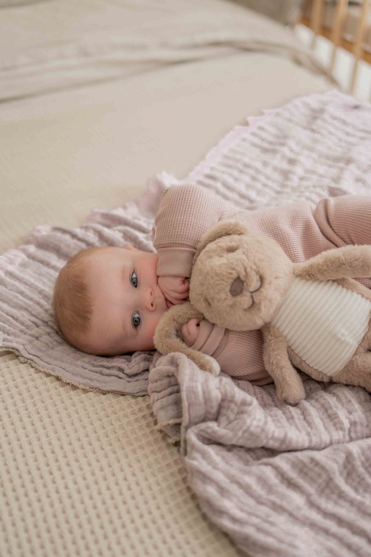 Schlaf Gut Softtoy Hase Milo braun - von flow