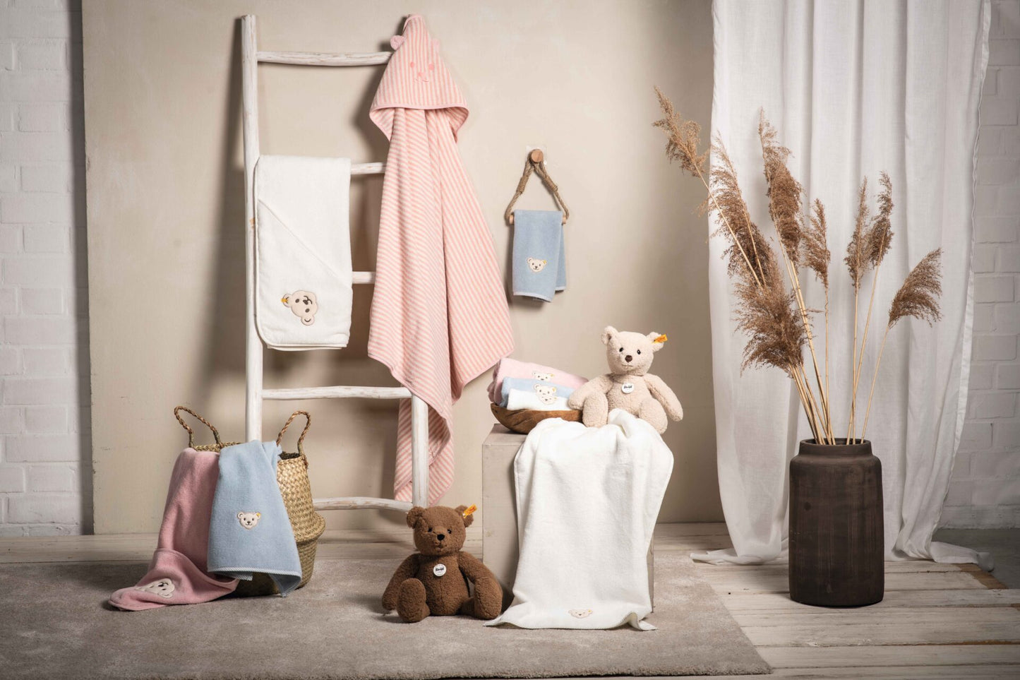 Kapuzenhandtuch weiß - von steiff