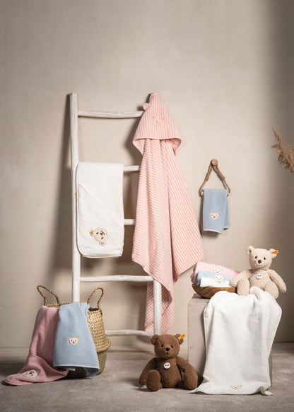 Handtuch groß rosa - von steiff
