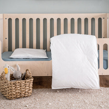 Babybett Set Feder Daune 80x80cm - Julius Zöllner