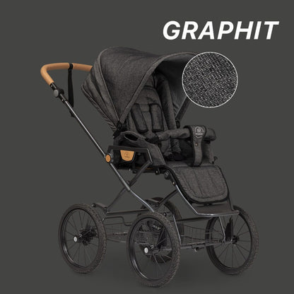 IDA Max Kinderwagen Graphit - von Naturkind