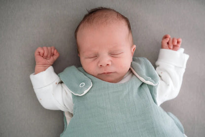 Muslin Babyschlafsack grün - von Julius Zöllner