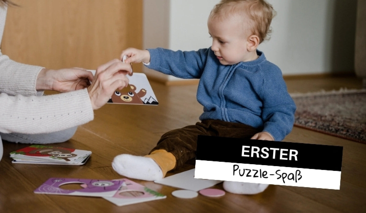 Hanniline Puzzle-Karten Tiere und Farben