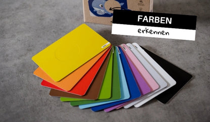 Hanniline Puzzle-Karten Tiere und Farben