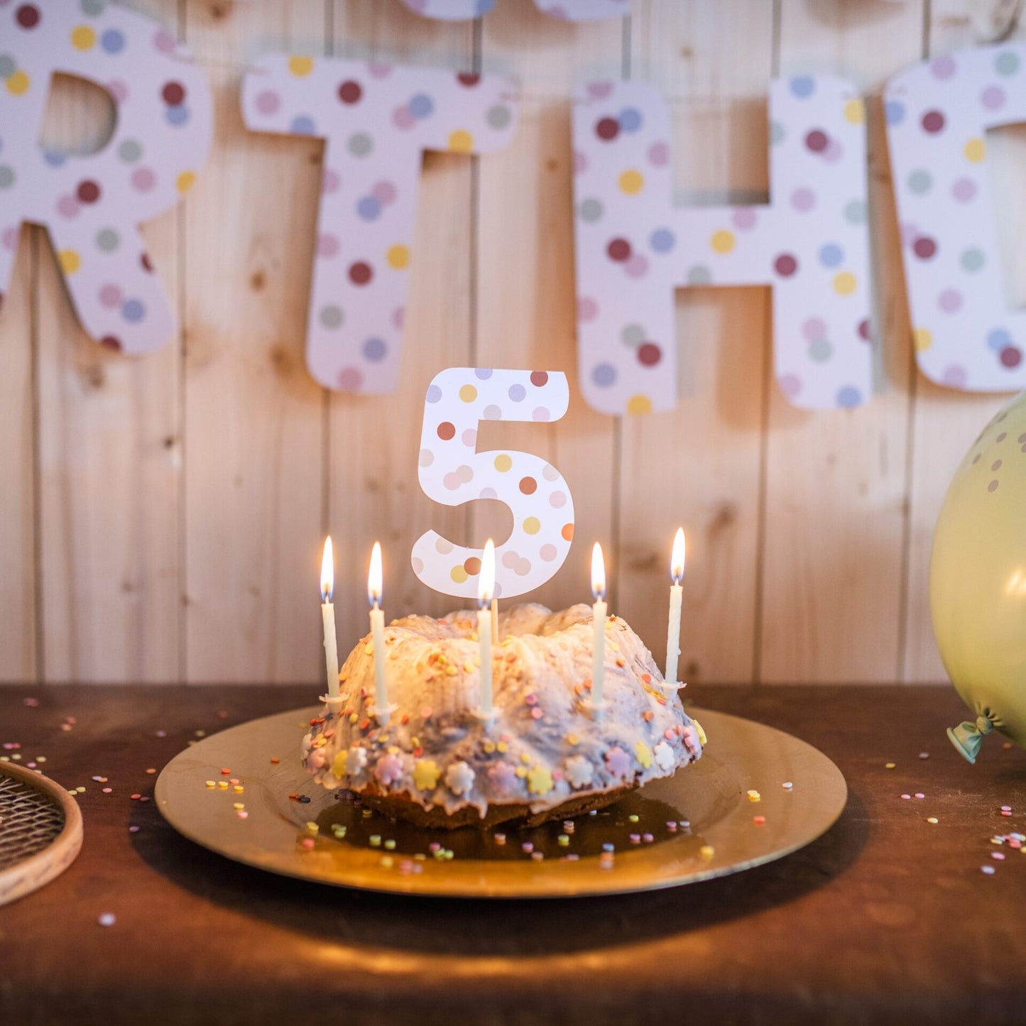 Geburtstagszahlen Cake Topper - von ava&yves
