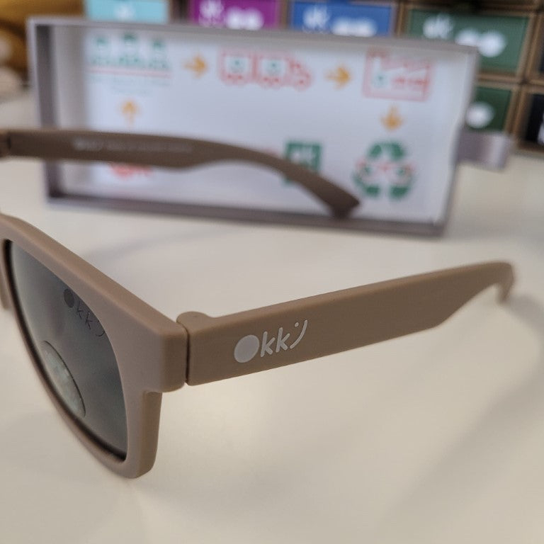 Sonnenbrille Crab Taupe - von okky