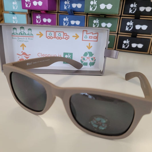 Sonnenbrille Crab Taupe - von okky