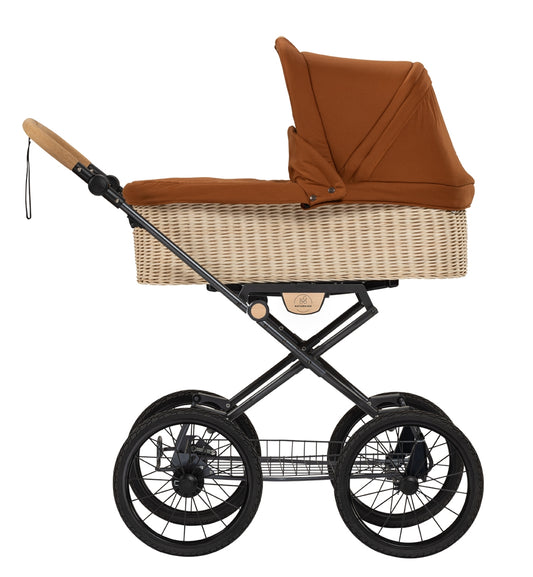 IDA Kinderwagen geflochten Terracotta  - von Naturkind