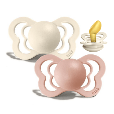 2er Set Couture Schnuller Ivory / Blush - von BIBS