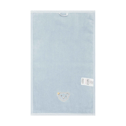 Handtuch klein hellblau - von steiff