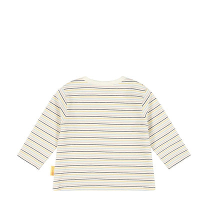 Langarm Ringelshirt Antique White - von steiff
