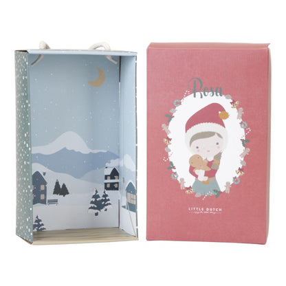 Kuschelpuppe X-Mas Rosa - Little Dutch