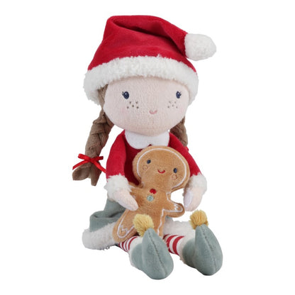 Kuschelpuppe X-Mas Rosa - Little Dutch