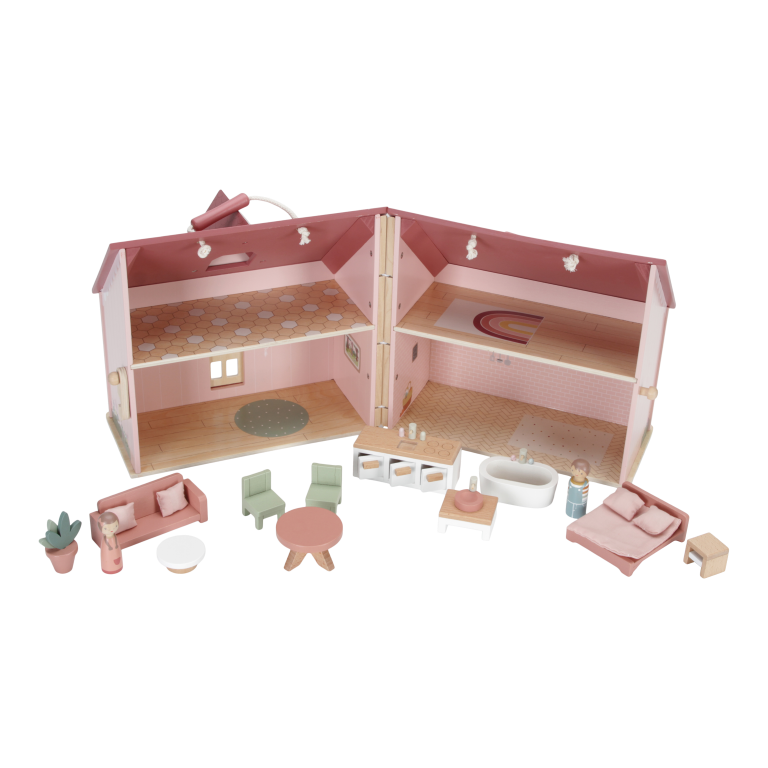 Tragbares Puppenhaus - von little Dutch