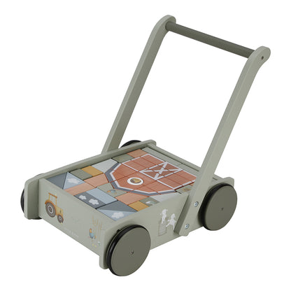Wagen mit Bauklötzen - von little dutch