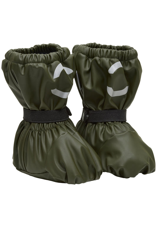 Regen Footies gefüttert - Forest Green - von mikk-line