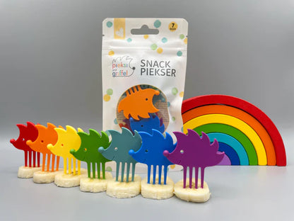 Pieksi Rainbow Igel 7er Set