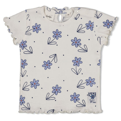 Geripptes T-Shirt AOP - Summer Denims