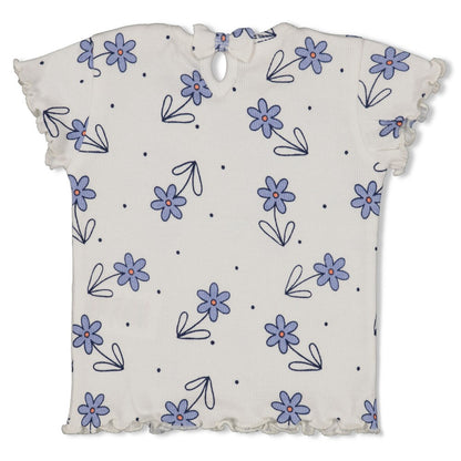 Geripptes T-Shirt AOP - Summer Denims