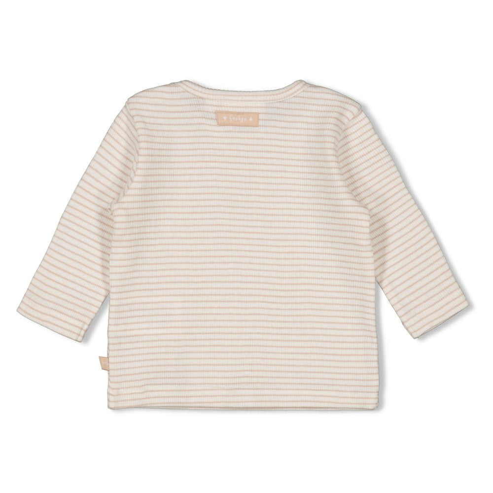 Gerippte Longsleeve Ringel - Honey Bear