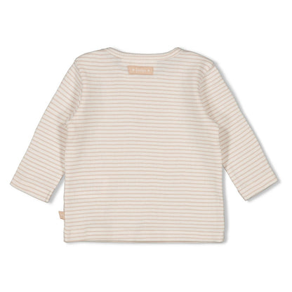 Gerippte Longsleeve Ringel - Honey Bear