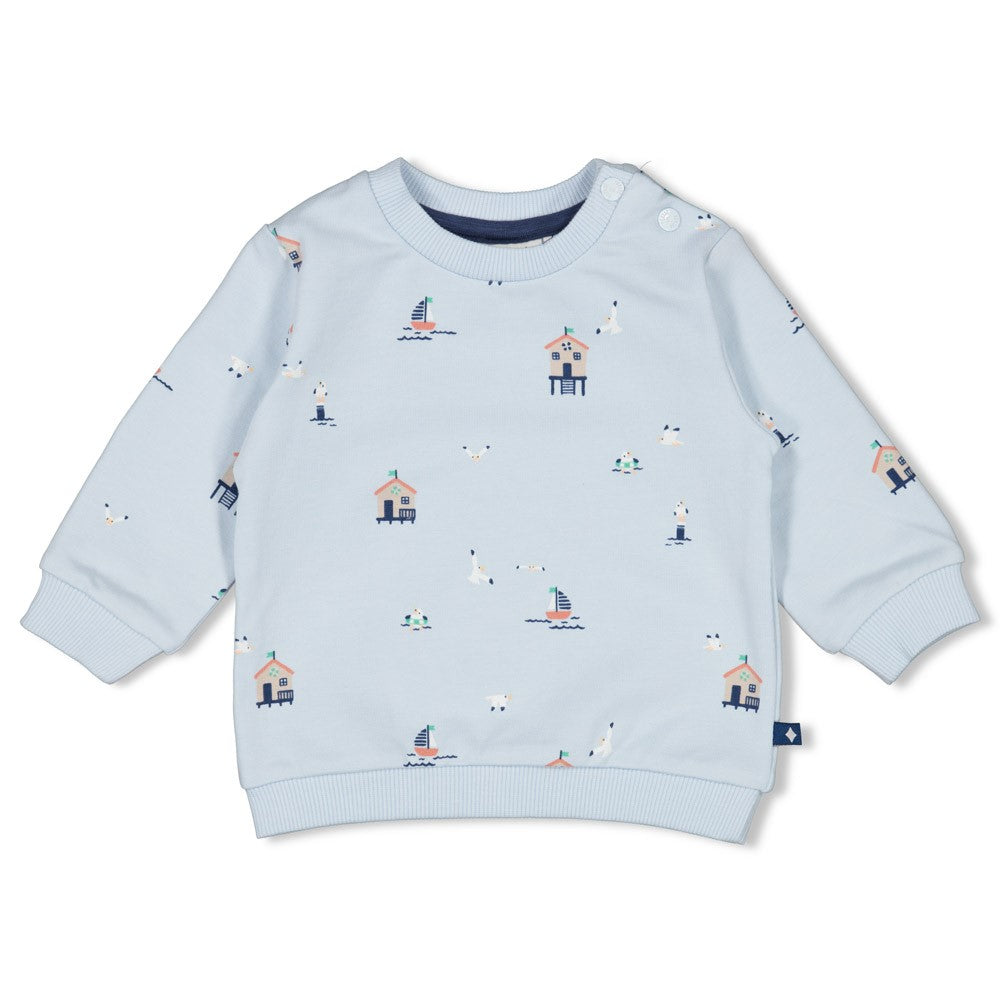 Sweater AOP - Seaside Happiness