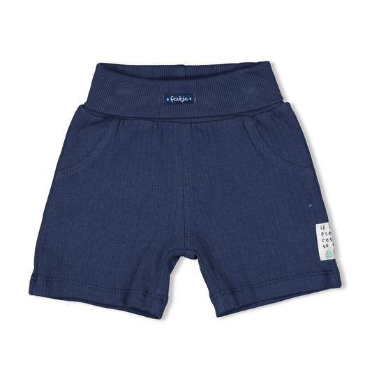 Gerippte Short - Seaside Happiness