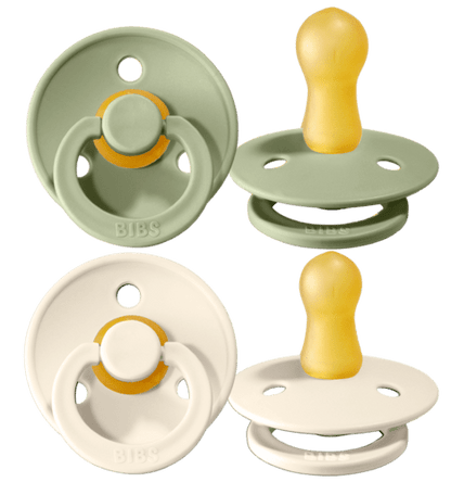 2er Set Colour Schnuller Sage & Ivory - von BIBS
