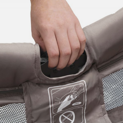 Reisebett Truffle Grey