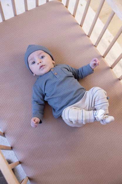 Gerippte Longsleeve - Howdy