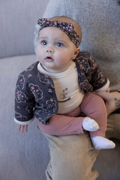 Gerippte Legging Pointelle - Woodland Bloom