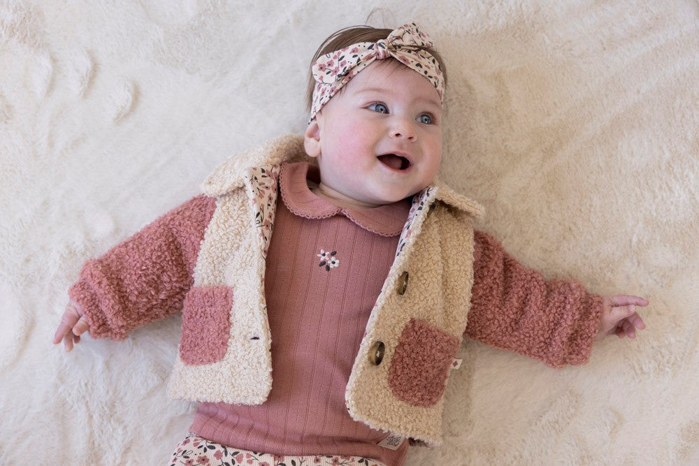 Gerippte Legging AOP - Woodland Bloom