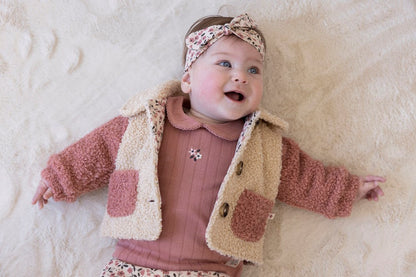 Gerippte Legging AOP - Woodland Bloom